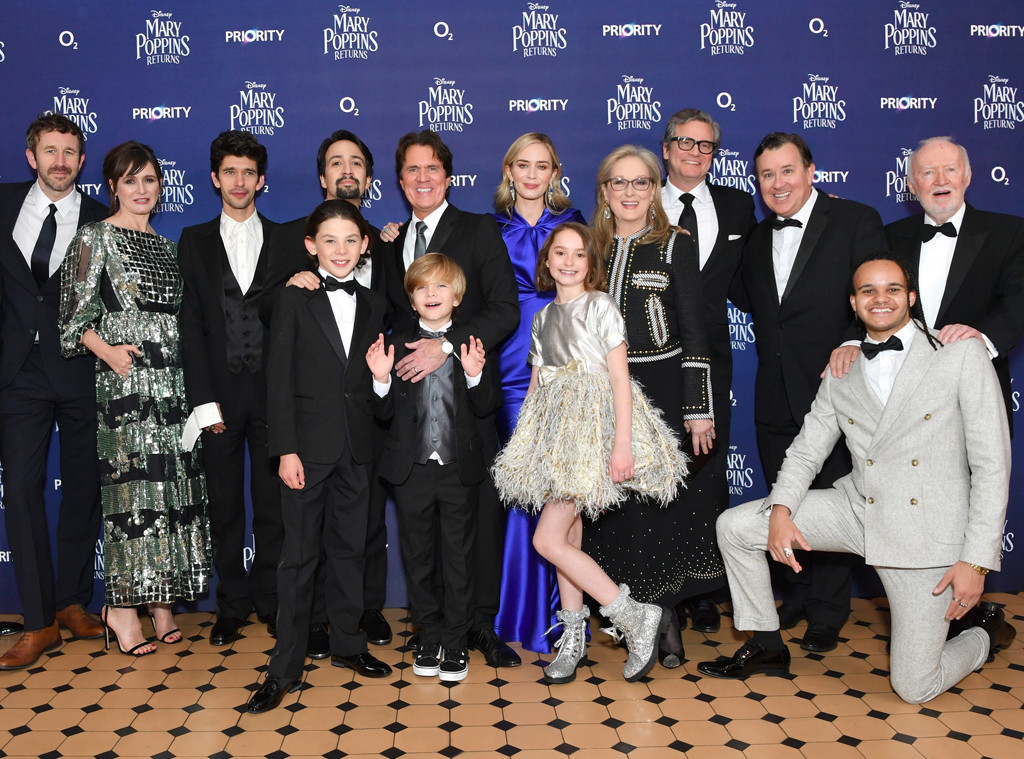 Mary Poppins Returns, Cast, European Premiere Mary Poppins Returns, Cast, European Premiere